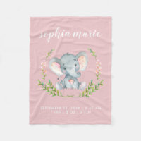 Estatísticas de Nascimento de Bebê Menina Elefante
