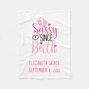 Cobertor De Velo Estatísticas de Nascimento Rosa Corações Sassy Des