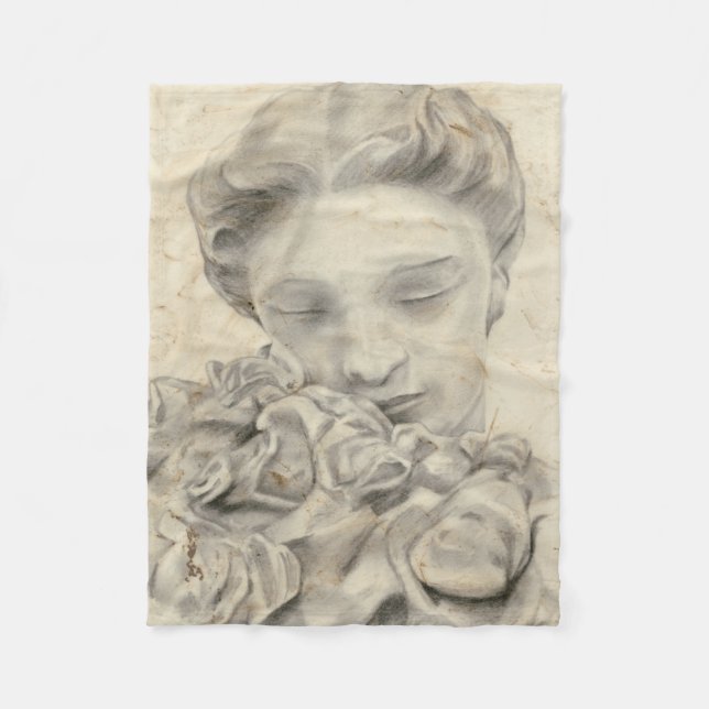 Cobertor De Velo Estátua no Jardim I (Frente)