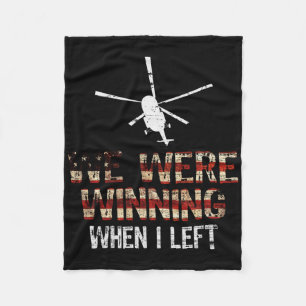 Cobertor De Velo Estávamos Ganhando Quando Deixei A Vintage Veteran