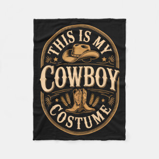 Cobertor De Velo Este É Crachá Vintage de Fantasia de Cowboy Botas