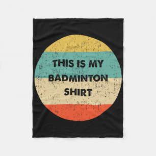 Cobertor De Velo Este É O Meu Badminton
