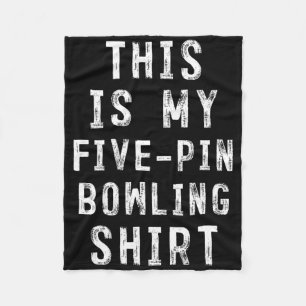 Cobertor De Velo Este É O Meu Bolinho De Camisas De Boliche De Cinc