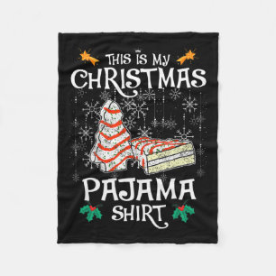 Cobertor De Velo Este É O Meu Bolo De Natal Divertido Do Pajama De