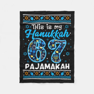 Cobertor De Velo Este É o Meu Hanukkah 67 Pajamakah Para o Natal Ju