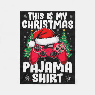 Cobertor De Velo Este é o meu jogo de vídeo de pijama de Natal Game