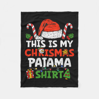 Cobertor De Velo Este É O Meu Natal Pajama Engraçado Homens Do Xmas