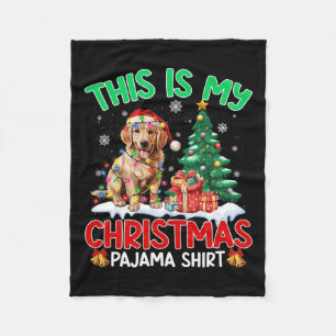 Cobertor De Velo Este É O Meu Ouro De Natal Do Pajama.