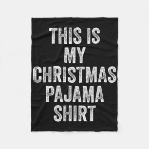 Cobertor De Velo Este É O Meu Pajama De Natal A Camisa Engraçada Xm
