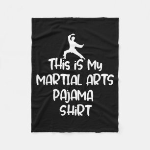 Cobertor De Velo Este é o meu pijama de artes marciais engraçado pa