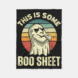 Cobertor De Velo Este É Um Fantasma De Vintagem De Boas Folhas De H