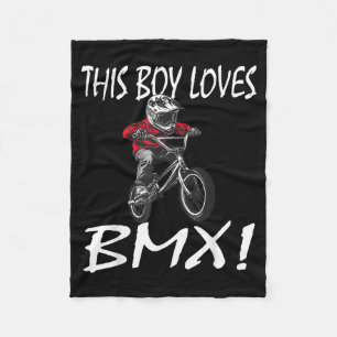 Cobertor De Velo Este Menino Ama Bmx, Bmx Para Crianças
