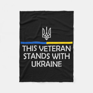 Cobertor De Velo Este Veterano Apoia a Ucrânia Zelensky Ucrânia
