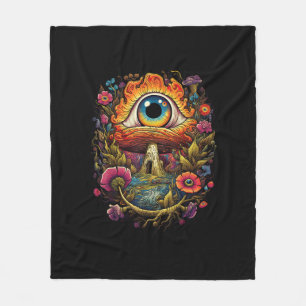 Cobertor De Velo Estética Cottagecore Cogumelo Goblincore Simples S