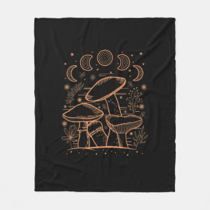 Cobertor De Velo Estética Goblincore Cogumelo Fungos Academia