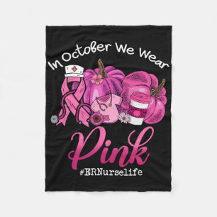 Cobertor De Velo Estetoscópio Rosa Er Enfermeiro Cancer Médico Da M
