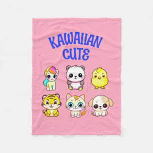 Cobertor De Velo Estilo cômico Kawaiian