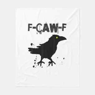 Cobertor De Velo Estilo Criativo Humor Grunge Café F Caw F Corvo