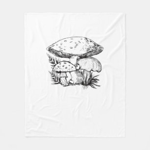 Cobertor De Velo Estilo Cute Cottagecore Cogumelo Fungi Goblincore