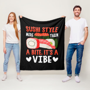 Cobertor De Velo Estilo de Sushi Mais do que uma Mordida