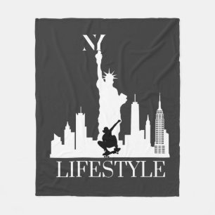 COBERTOR DE VELO ESTILO DE VIDA NOVA IORQUE