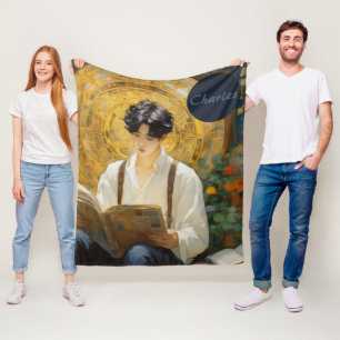 Cobertor De Velo Estilo de Vintagem Romântico Arte de Leitura de Me