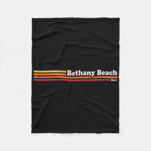Cobertor De Velo Estilo gráfico do Vintage 1980s Bethany Beach Dela
