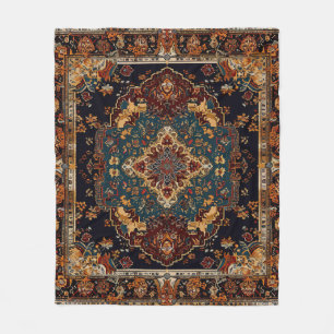 Cobertor De Velo Estilo marroquino azul vermelho