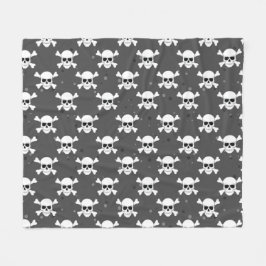 Cobertor De Velo Estilo Pirata - Padrão de Caveira 