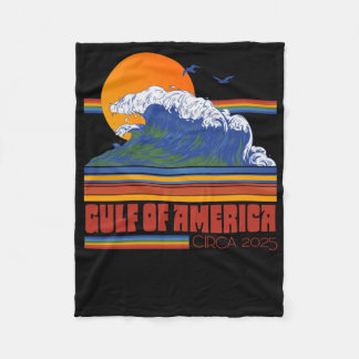 Cobertor De Velo Estilo Retro 80s Golfo da América, cerca de 2025