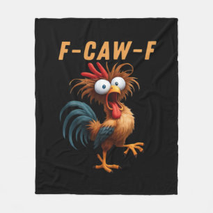 Cobertor De Velo Estilo Vintage Divertido Humor F-Caw-F Gótico Corv