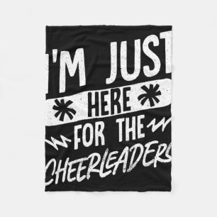 Cobertor De Velo Estou Aqui Apenas Para As Cheerleaders _2