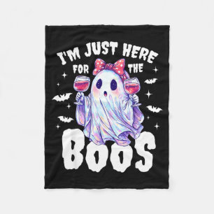 Cobertor De Velo Estou Aqui Apenas Para As Vaias Roupa De Halloween