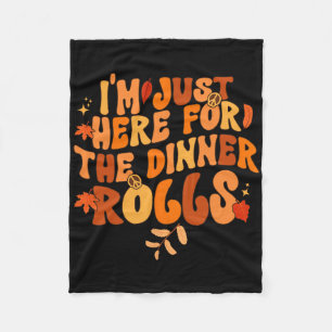 Cobertor De Velo Estou aqui para o Janto Rolls Engraçado Fall Fall