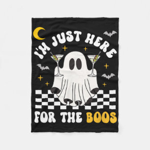 Cobertor De Velo Estou aqui pelo Bebê do Boos Halloween Marti