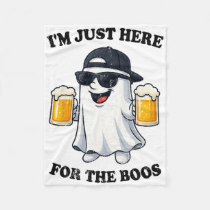 Cobertor De Velo Estou aqui só para as mulheres do Boos Halloween
