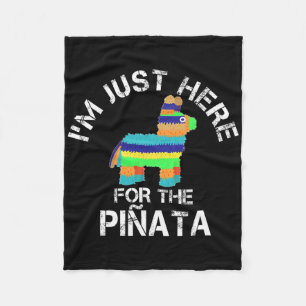 Cobertor De Velo Estou Aqui Somente Para A Pinata Engraçado Cinco D
