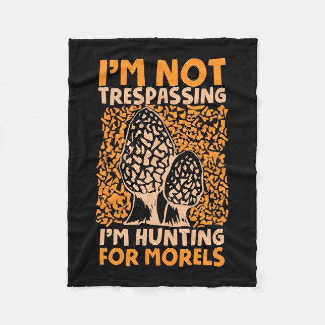 Cobertor De Velo Estou Caçando Por Moréis (Frente)
