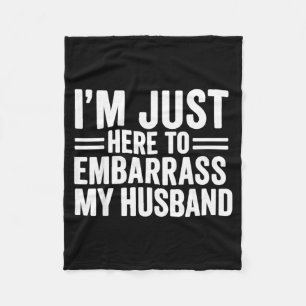 Cobertor De Velo Estou Camisa Aqui Embaraço Marido Família