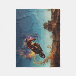 Cobertor De Velo Estou no Fogo - Cavaleiro Motocross