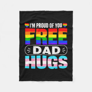 Cobertor De Velo Estou orgulhoso de você abraços do papai lgbt lgbt