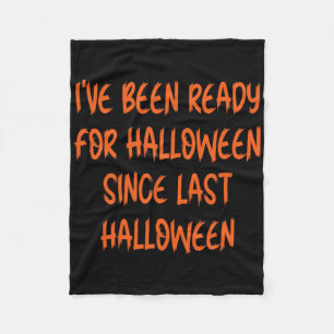 Cobertor De Velo Estou Pronta Para O Halloween Desde O Último Hallo