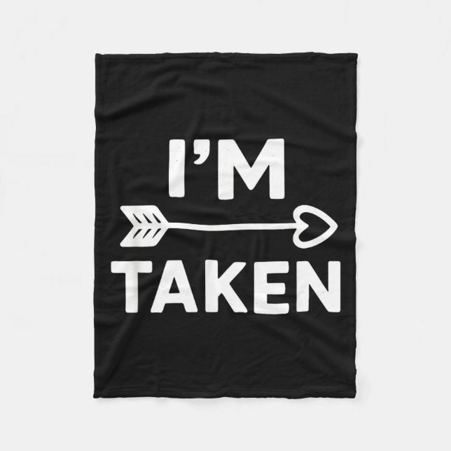 Cobertor De Velo Estou Relacionado Relacionamento Amor Casal Dia do (Frente)