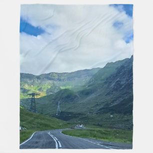 Cobertor De Velo Estrada Transfagarasan – Impressão da Montanha dos