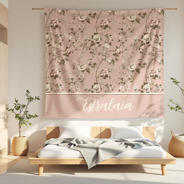 Cobertor De Velo Estralaia Dusty Rosa Rosa (detail)