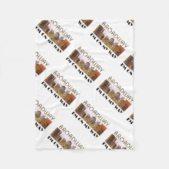 Cobertor De Velo Estrela de Broadway do T (Frente)