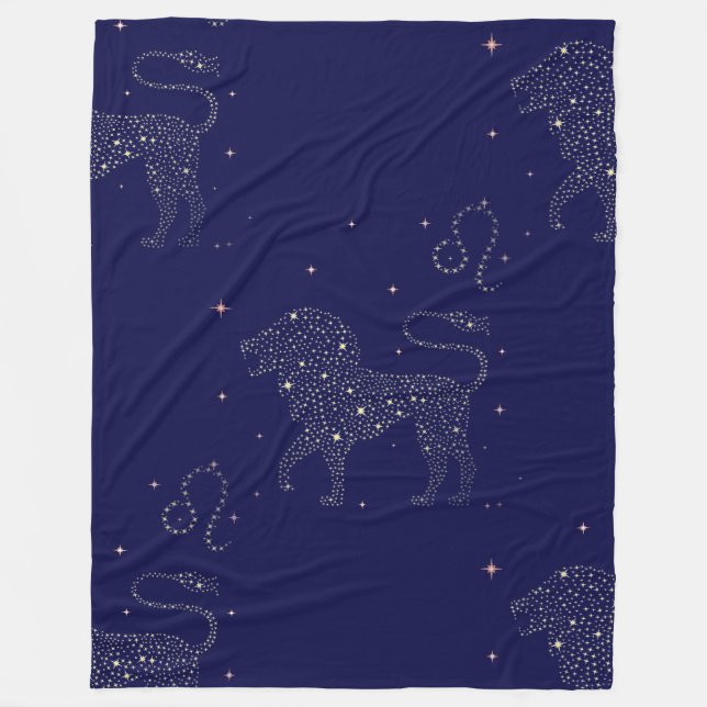 Cobertor De Velo estrela leo blanket (Frente)