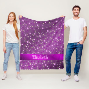 Cobertor De Velo estrela púrpura, forma, brilhante, design, gráfico