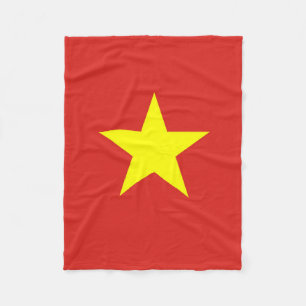 Cobertor De Velo Estrela vietnamita com bandeira do Vietname