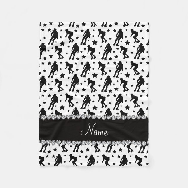 Cobertor De Velo Estrelas brancas conhecidas feitas sob encomenda (Frente)